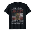 Im Dad Grandpa And Veteran Grandpa T-Shirt - Aesthetic Graphic Men Women - T-Shirt, Sweatshirt, Hoodie
