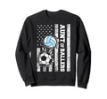 Aunt Ballers Funny Usa Flag Soccer Sweatshirt - Fun Novelty Design Unisex - T-Shirt, Sweatshirt, Hoodie