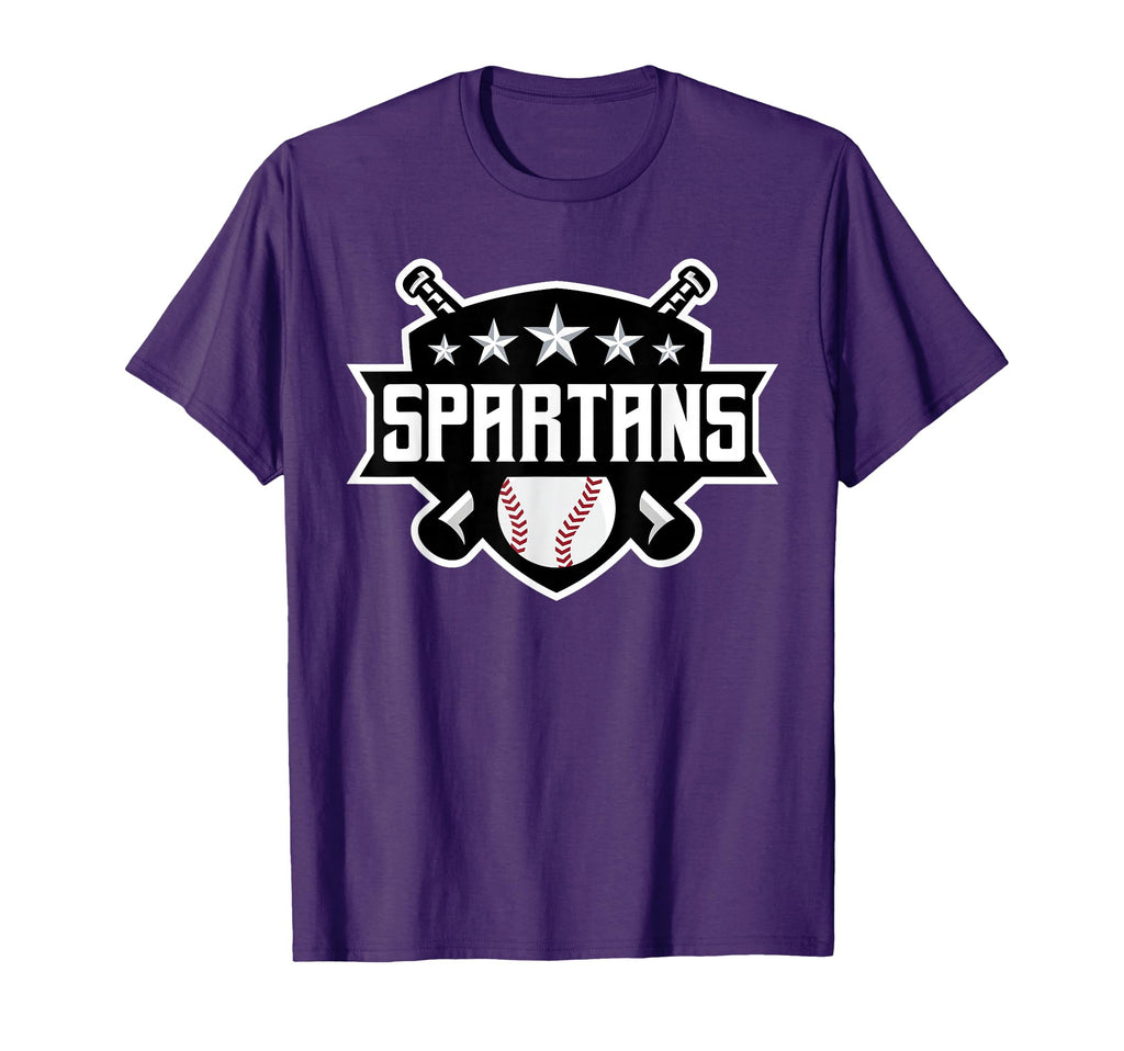 Spartan Baseball Sports Game Day T-Shirt - Novelty Apparel for Adults - T-Shirt, Sweatshirt, Hoodie