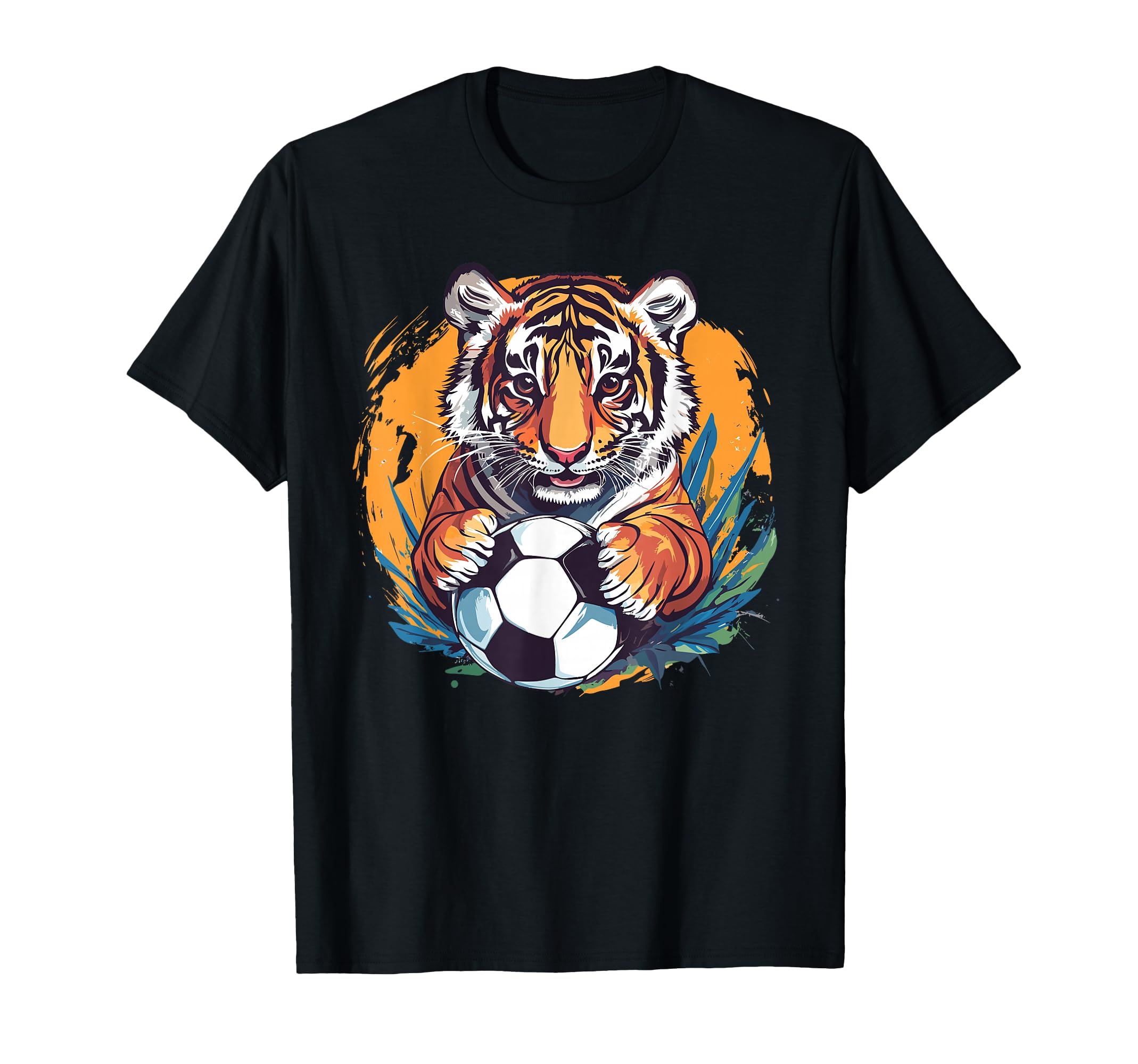 Tiger Wild Jungle Animal Football T-Shirt - Minimalist Print Unisex - T-Shirt, Sweatshirt, Hoodie