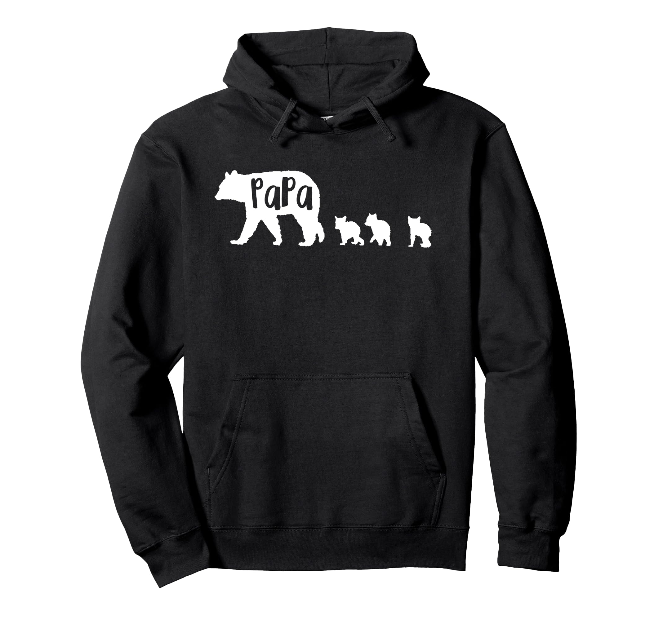 Papa Bear 3 Three Cubs Fun Father Dad Hoodie - Aesthetic Graphic Unisex - T-Shirt, Sweatshirt, Hoodie