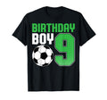 Birthday 9 Years Old Soccer Player T-Shirt - Streetwear Style Men Women - T-Shirt, Sweatshirt, Hoodie