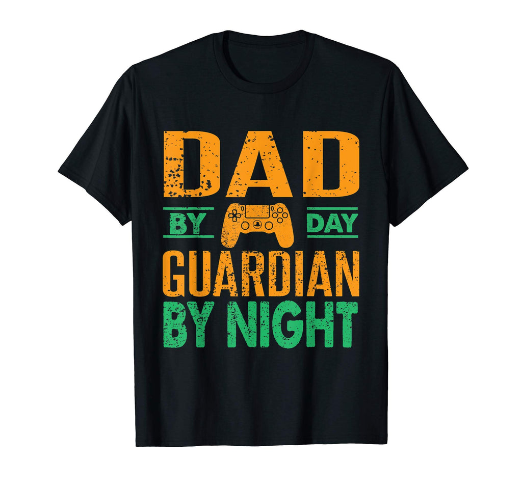 Dad Day Guardian Night Gaming Gamer T-Shirt - Aesthetic Graphic Men Women - T-Shirt, Sweatshirt, Hoodie
