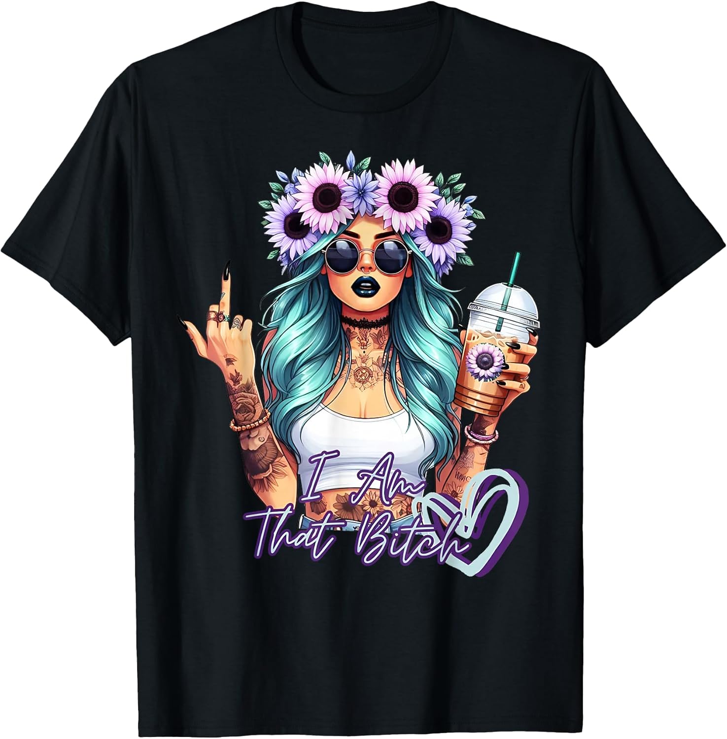 I'm That Bitch Funny Sarcastic Women's Cute Joke Gift - Adult & Kids T-Shirts, Sweatshirts & Hoodies apparel design preview 1