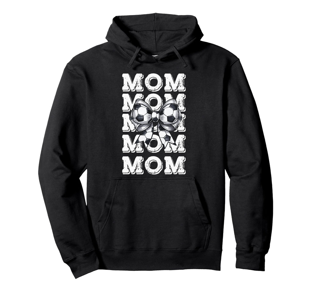 Coquette Soccer Mom Matching Family Bow Hoodie - Trendy Graphic Unisex - T-Shirt, Sweatshirt, Hoodie