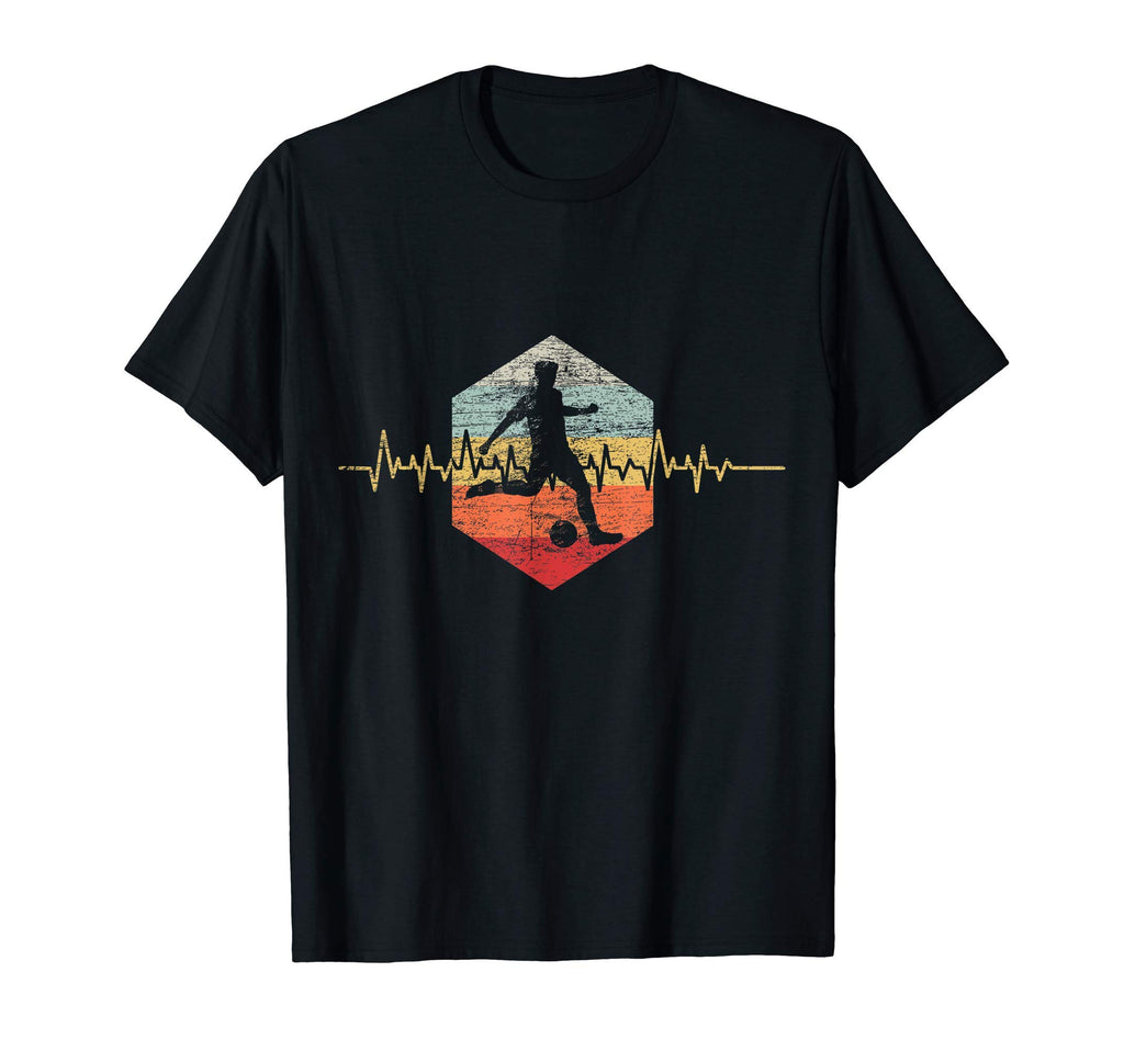Soccer Player Heartbeat Soccer T-Shirt - Novelty Apparel Unisex - T-Shirt, Sweatshirt, Hoodie