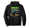 Monster Truck Dad Papa Birthday Hoodie - Casual Everyday Wear for Adults - T-Shirt, Sweatshirt, Hoodie