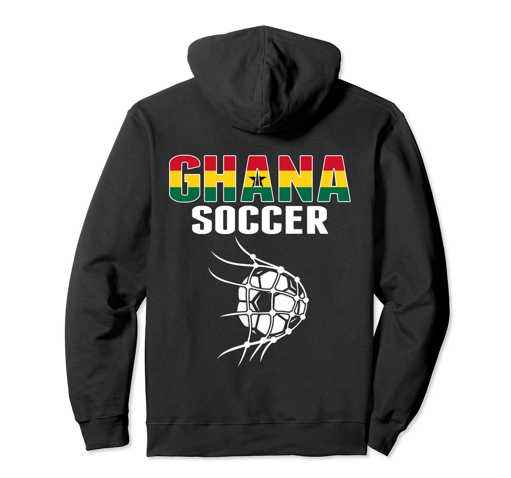 Ghana Soccer Ball Net Goal Ghanian Hoodie - Minimalist Print Unisex - T-Shirt, Sweatshirt, Hoodie