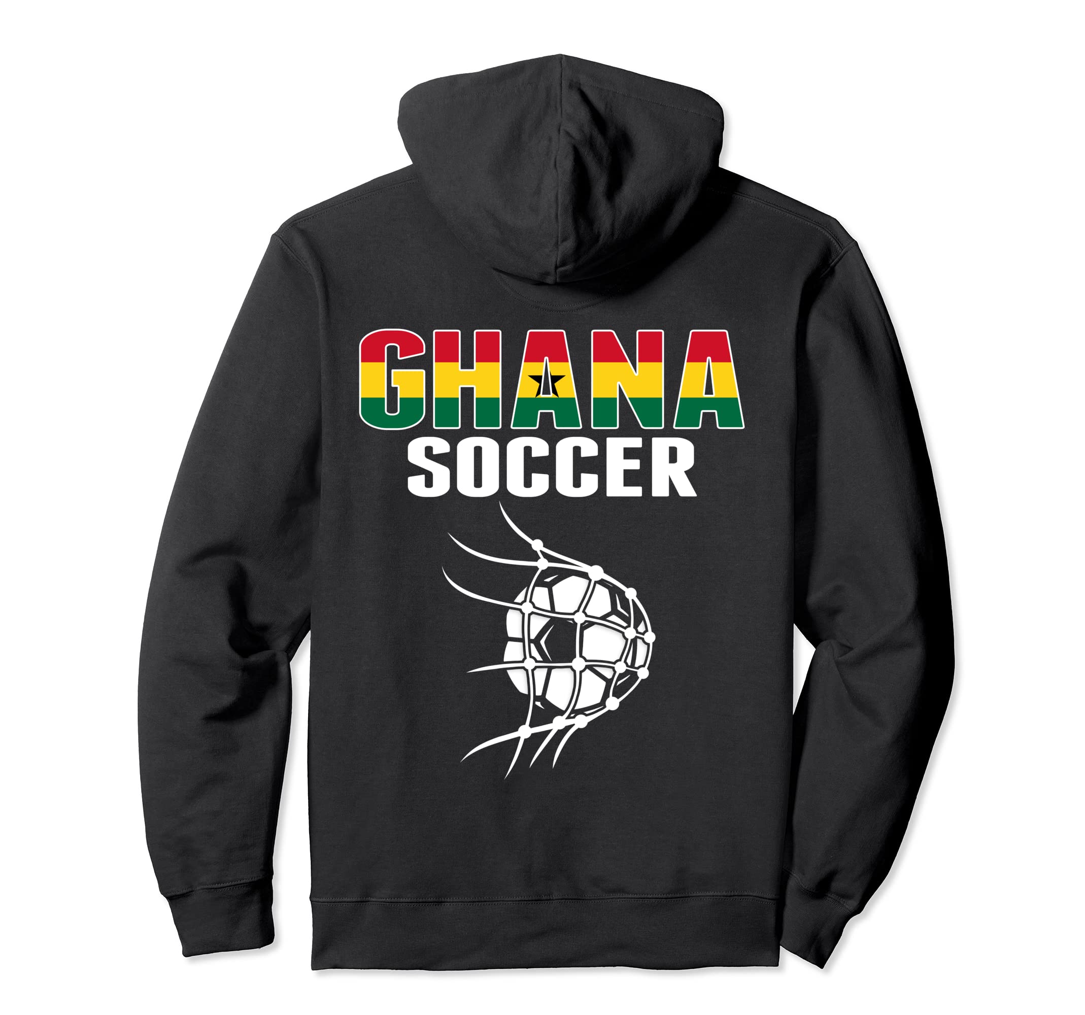 Ghana Soccer Ball Net Goal Ghanian Hoodie - Minimalist Print Unisex - T-Shirt, Sweatshirt, Hoodie