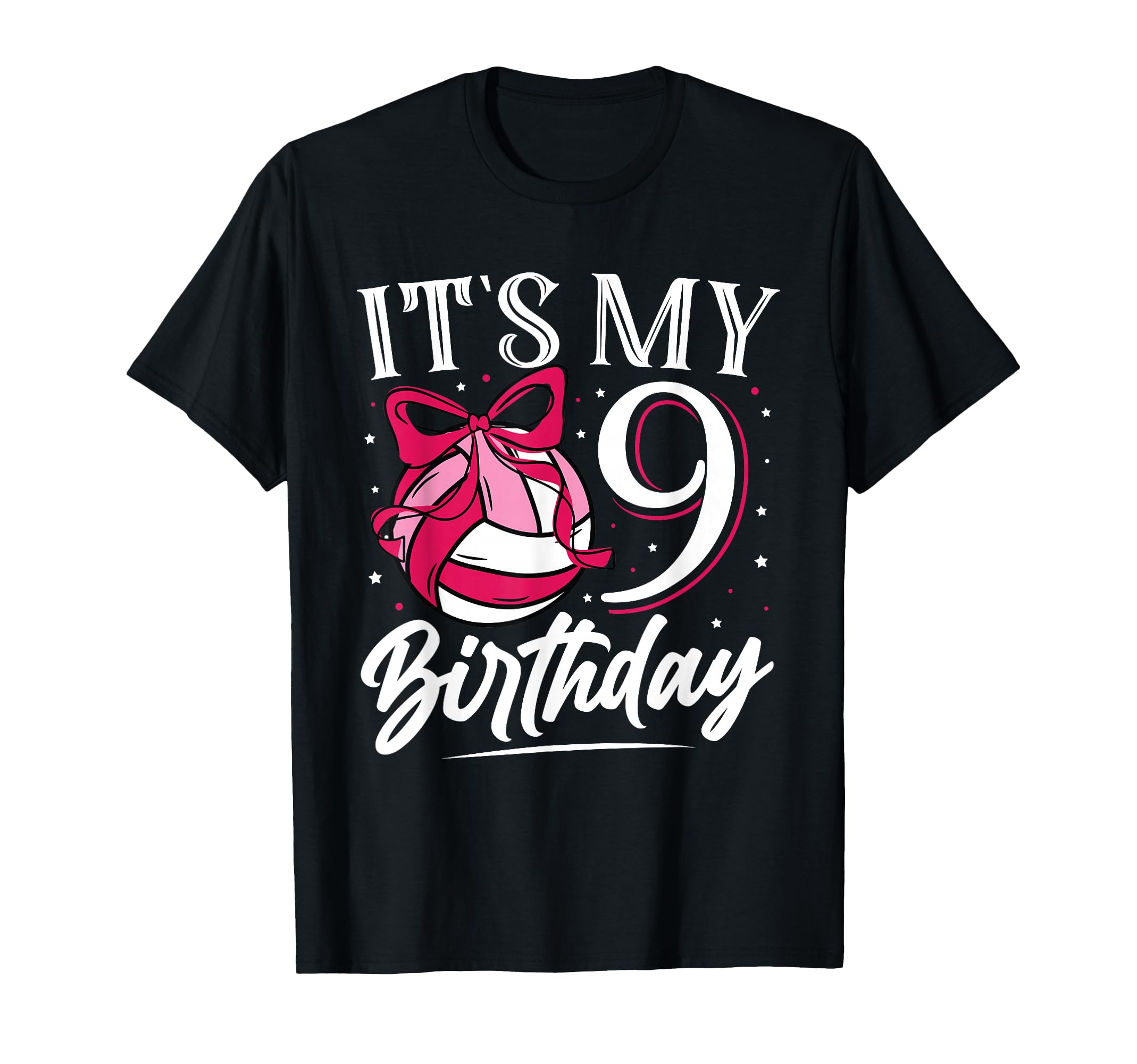Its My Nine 9Th Birthday Volleyball T-Shirt - Fun Novelty Design Men Women - T-Shirt, Sweatshirt, Hoodie