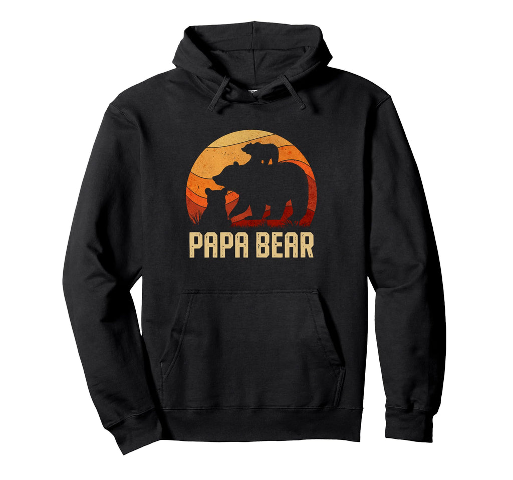 Papa Bear Gifts Fathers Day Dad Grandpa Hoodie - Novelty Apparel Unisex - T-Shirt, Sweatshirt, Hoodie
