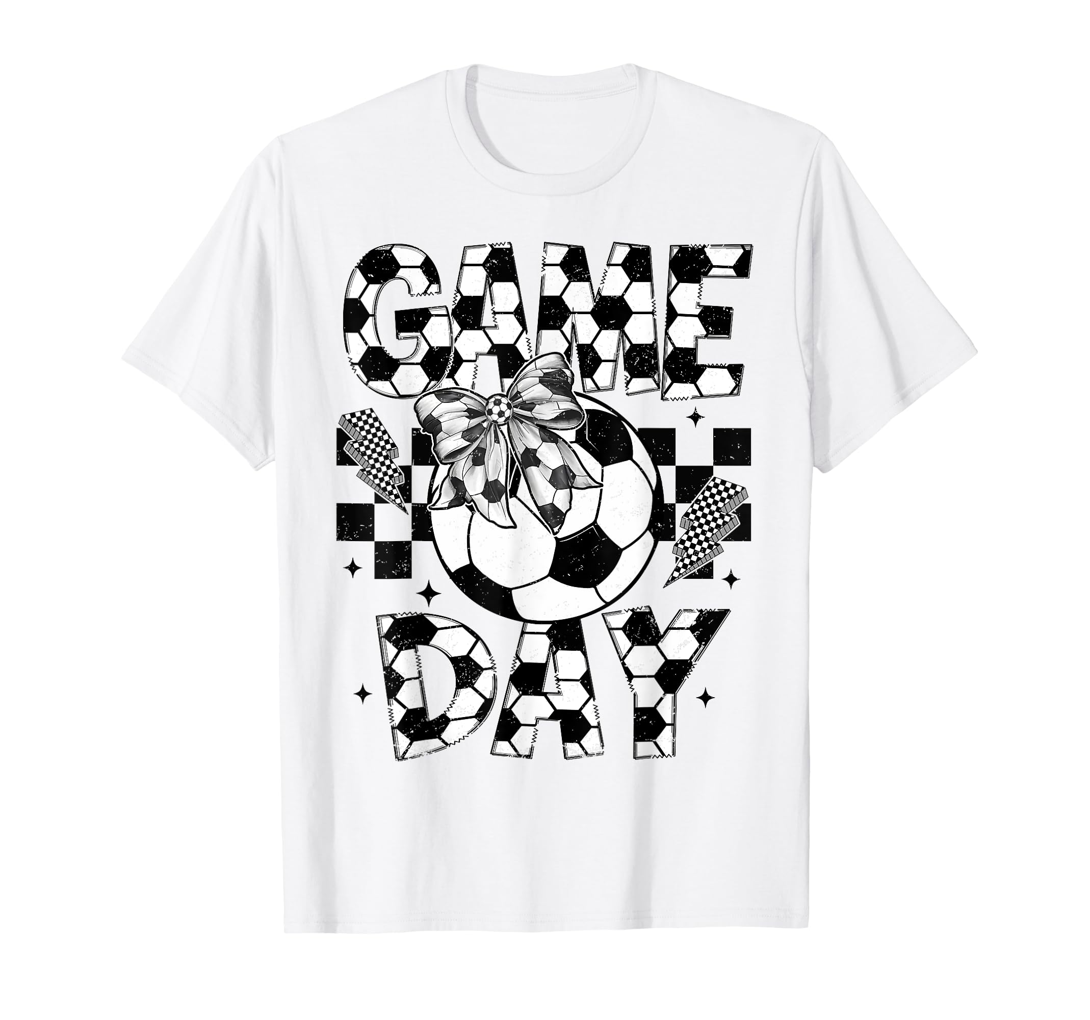 Game Day Soccer Coquette Bow Soccer T-Shirt - Streetwear Style Men Women - T-Shirt, Sweatshirt, Hoodie
