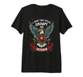 Mens Grumpy Veteran Funny Grandpa Dad T-Shirt - Unique Graphic Men Women - T-Shirt, Sweatshirt, Hoodie
