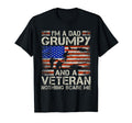 Im Dad Grumpy And Veteran Funny Dad Papa T-Shirt - Custom Art Print Unisex - T-Shirt, Sweatshirt, Hoodie