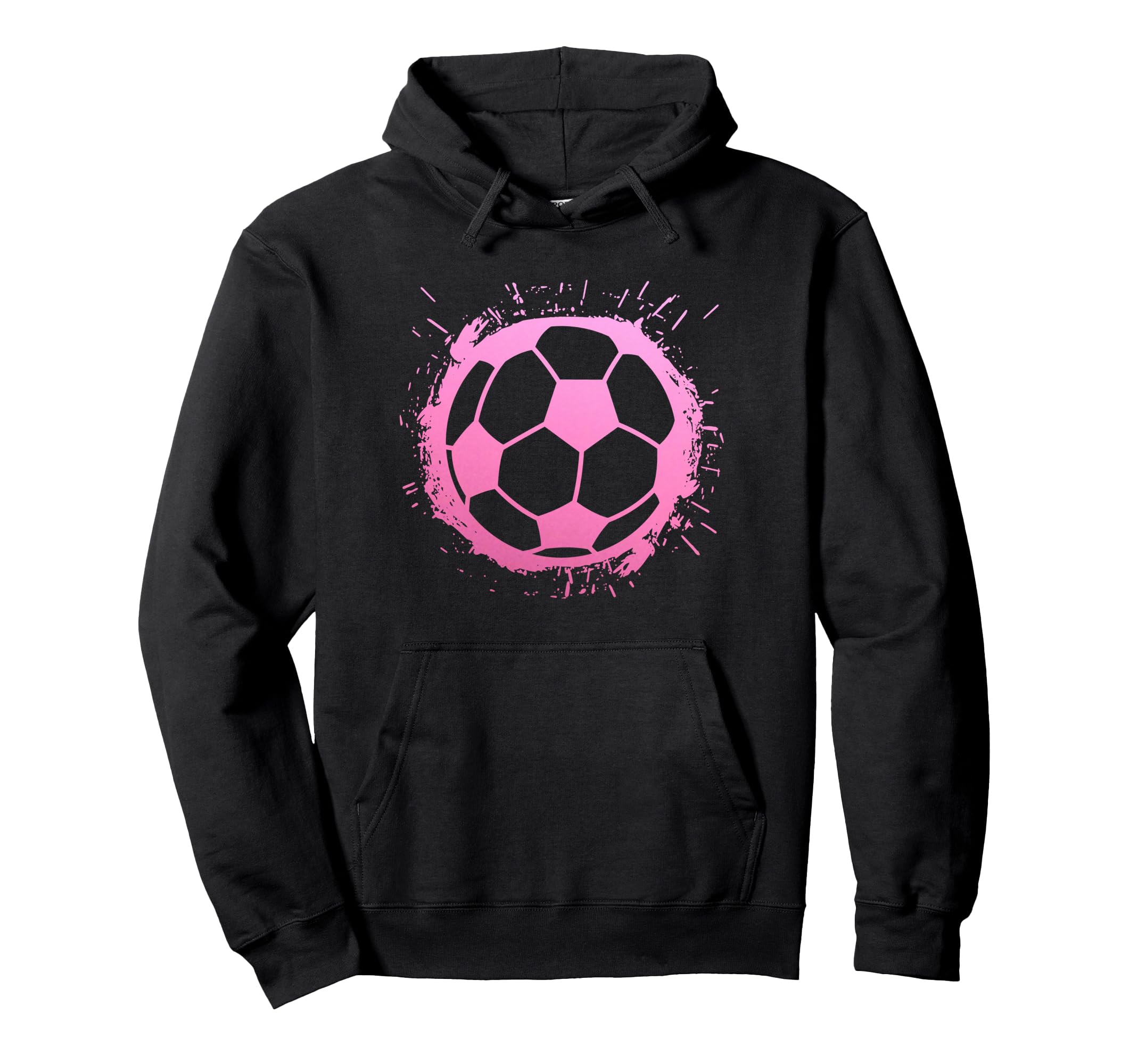 Soccer Player Ball Sports Hoodie - Aesthetic Graphic Men Women - T-Shirt, Sweatshirt, Hoodie