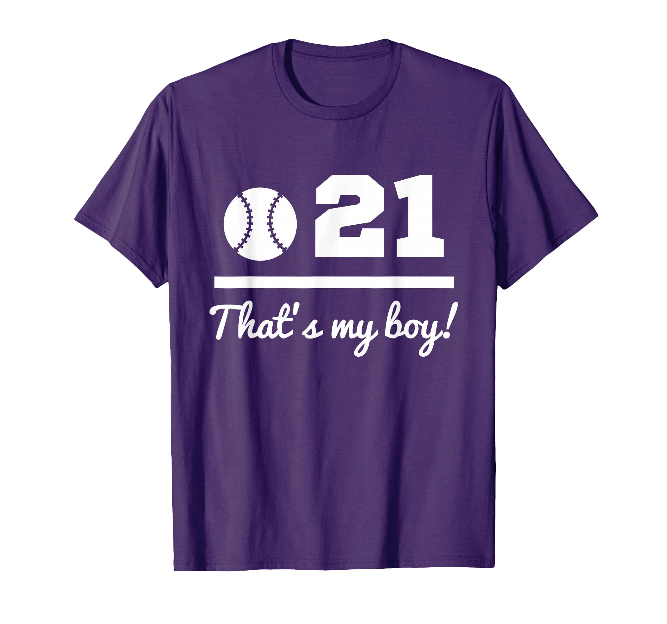 21 Baseball Mom Baseball Dad Baseball T-Shirt - Trendy Graphic for Adults - T-Shirt, Sweatshirt, Hoodie