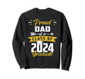 Proud Dad Class 2024 Graduate Senior Sweatshirt - Custom Art Print Unisex - T-Shirt, Sweatshirt, Hoodie