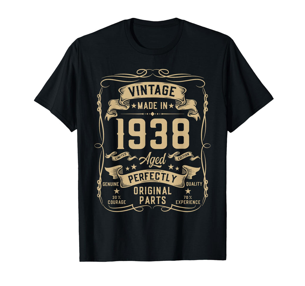 1938 88Yr 88Th Birthday Gifts 88 Years Old T-Shirt - Trendy Graphic Unisex - T-Shirt, Sweatshirt, Hoodie