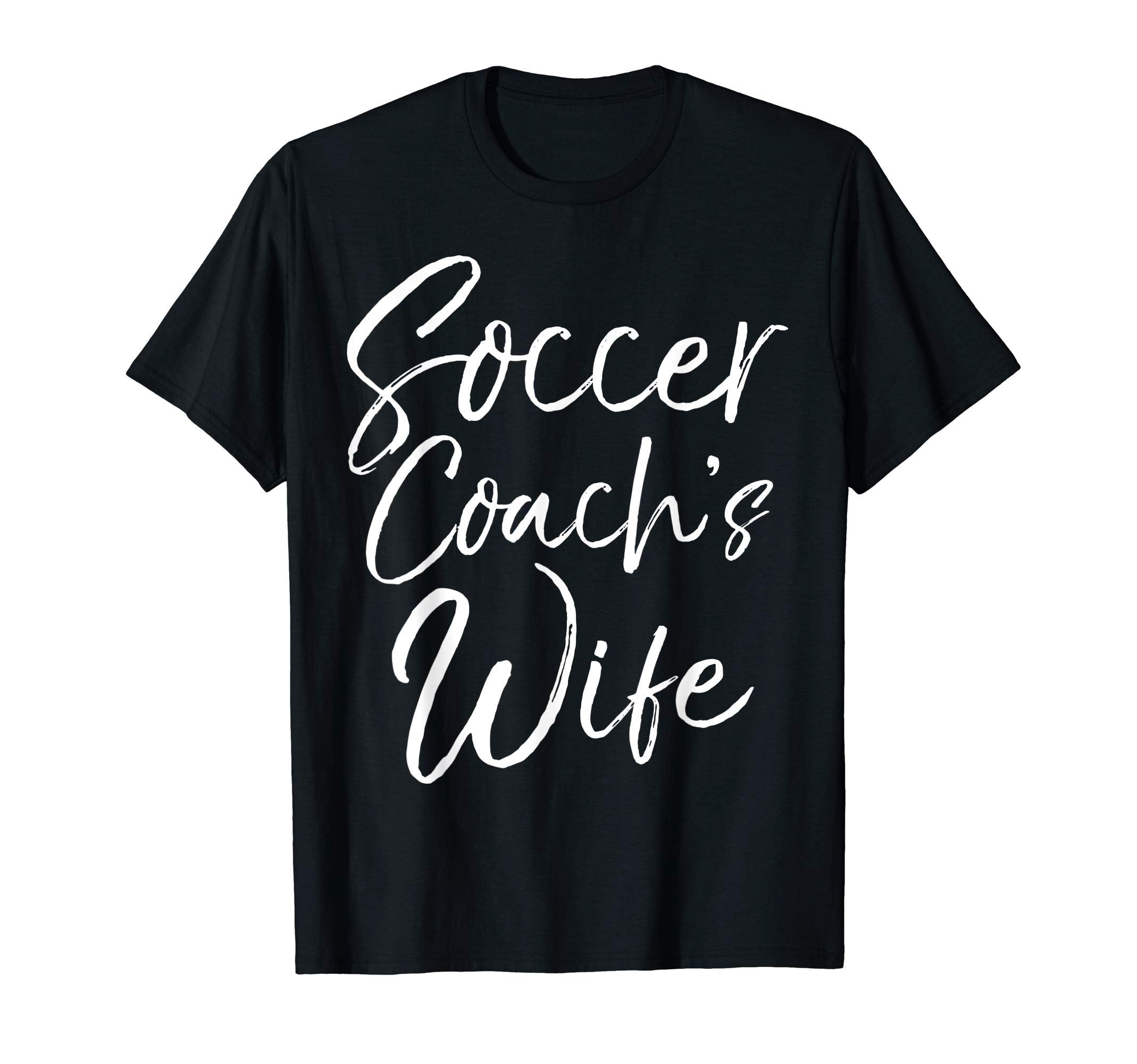 Soccer Gift From Husband Coaching T-Shirt - Minimalist Print Men Women - T-Shirt, Sweatshirt, Hoodie