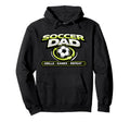 Funny Soccer Dad Drills Games Repeat Hoodie - Custom Art Print Men Women - T-Shirt, Sweatshirt, Hoodie