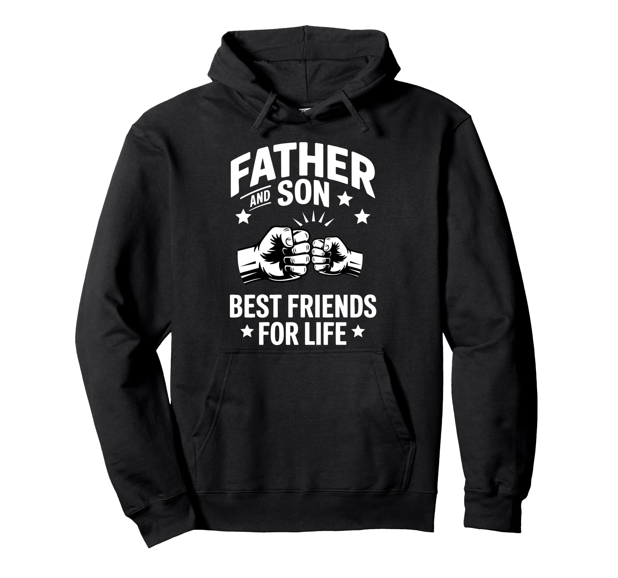 Father And Son Best Friends Life Hoodie - Minimalist Print for Adults - T-Shirt, Sweatshirt, Hoodie