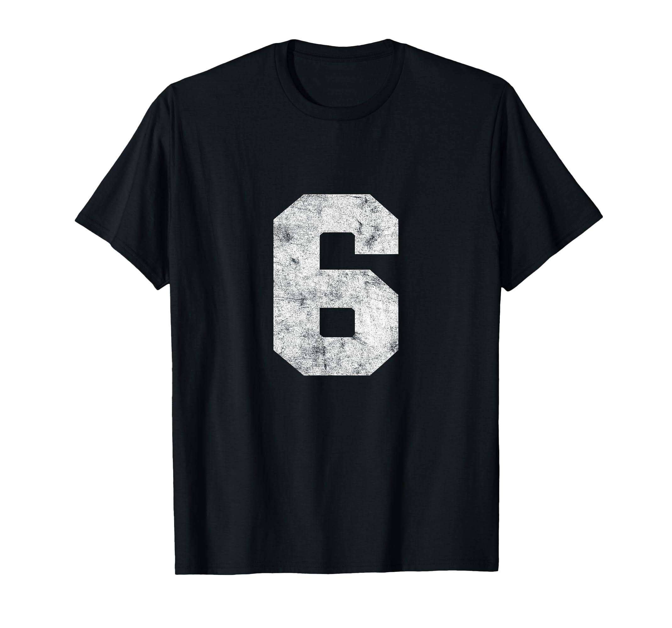 Lucky Number 6 Birthday Sports Player Team T-Shirt - Trendy Graphic Unisex - T-Shirt, Sweatshirt, Hoodie