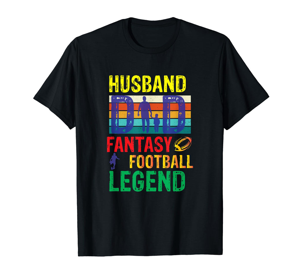 Mens Husband Dad Fantasy Football Legend T-Shirt - Trendy Graphic Unisex - T-Shirt, Sweatshirt, Hoodie