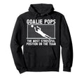 Soccer Goalie Pops Funny Pops Soccer Hoodie - Minimalist Print Unisex - T-Shirt, Sweatshirt, Hoodie