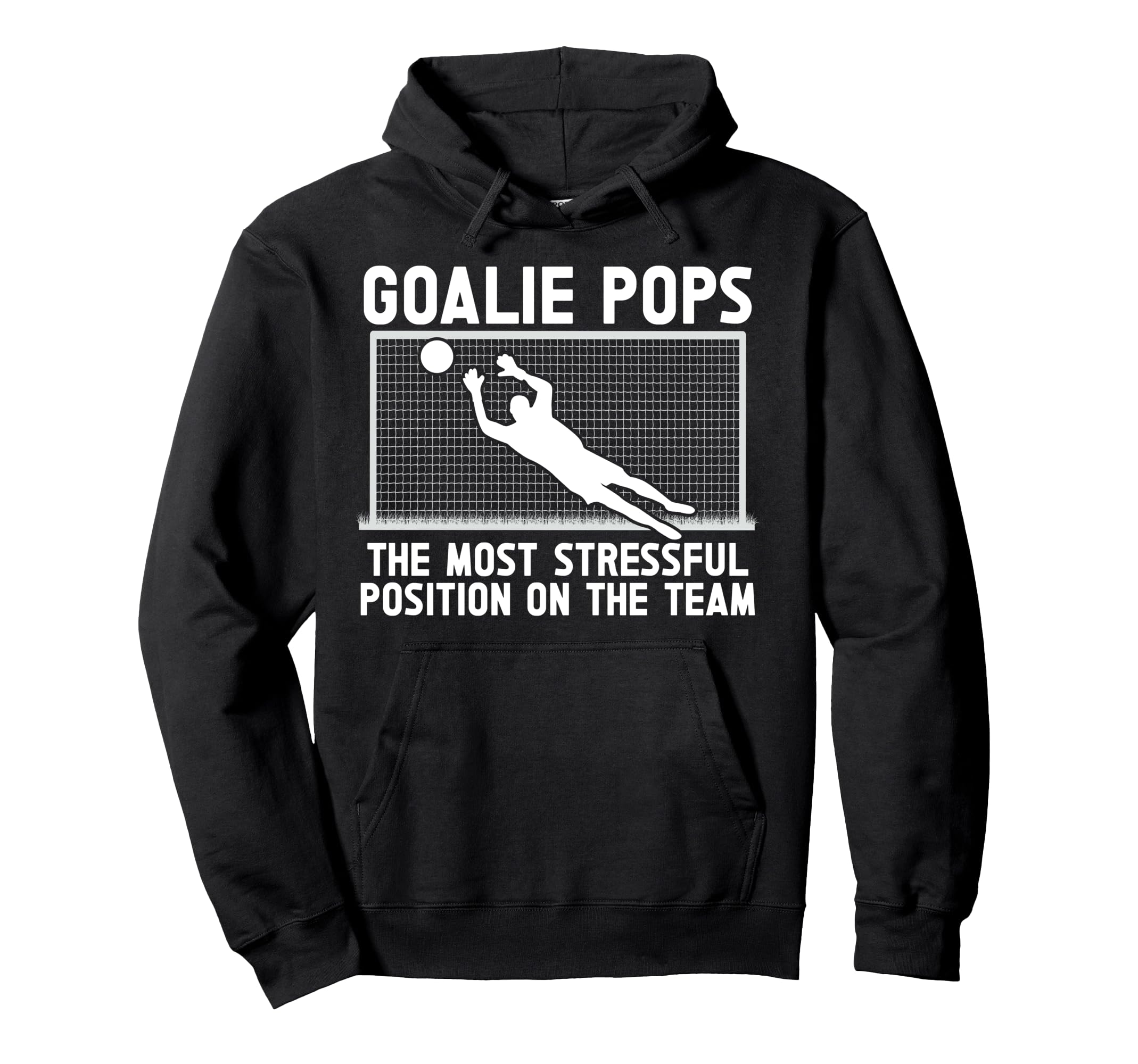 Soccer Goalie Pops Funny Pops Soccer Hoodie - Minimalist Print Unisex - T-Shirt, Sweatshirt, Hoodie