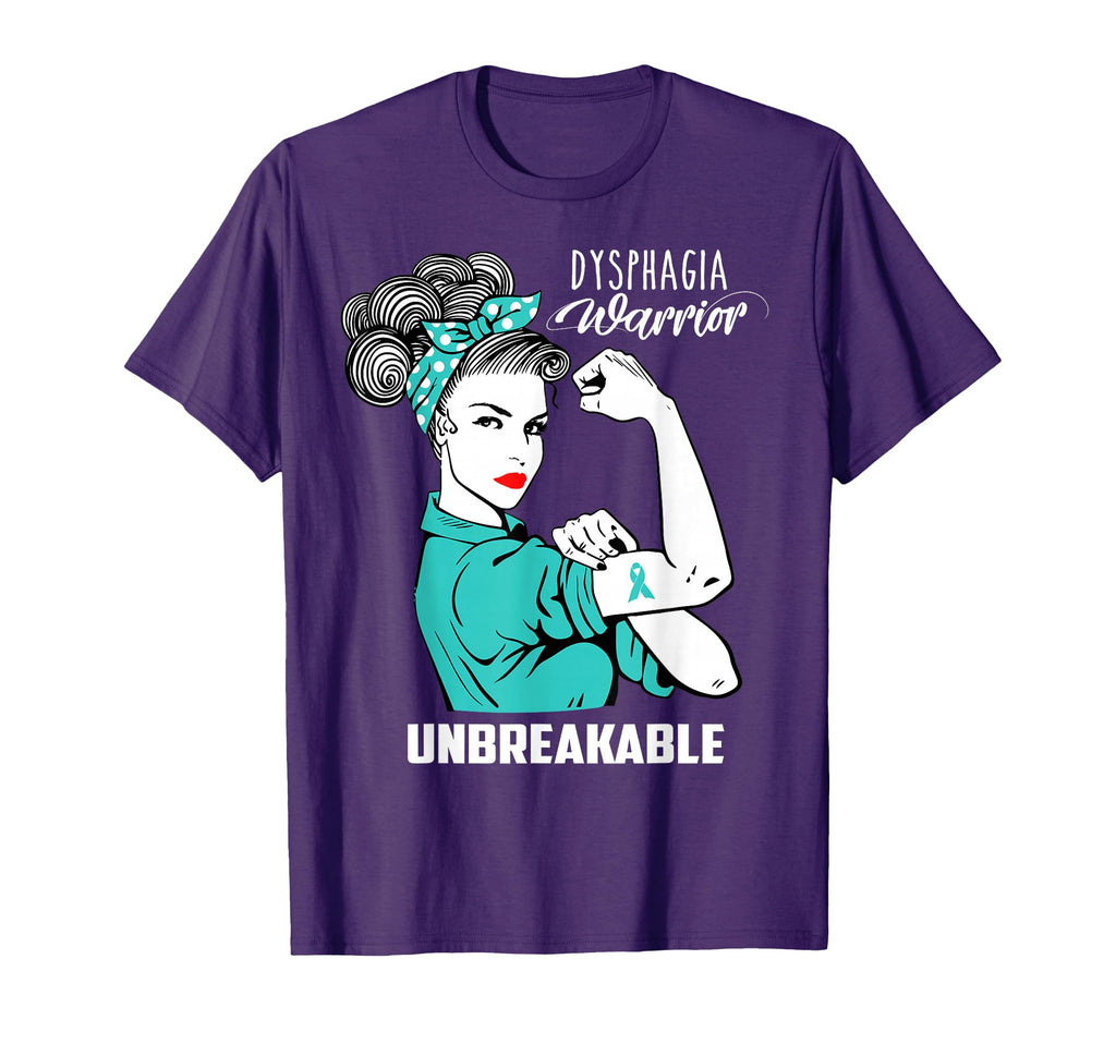 Dysphagia Warrior Unbreakable Dysphagia T-Shirt - Graphic Print for Adults - T-Shirt, Sweatshirt, Hoodie