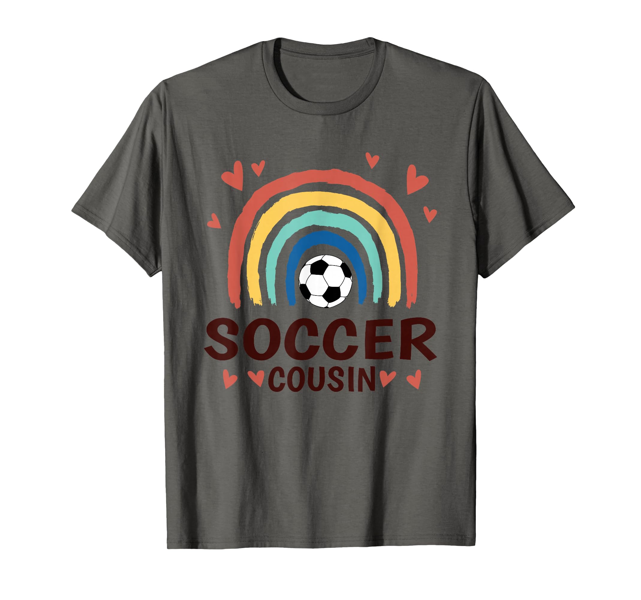 Rainbow Soccer Player Family Matching T-Shirt - Novelty Apparel Unisex - T-Shirt, Sweatshirt, Hoodie