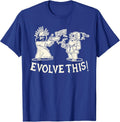 Vintage Evolve This Jesus And Darwin - Adult & Kids T-Shirts, Sweatshirts & Hoodies apparel design preview 1