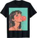 Pop Art Women's Tops Fashion Bubble Gum Pink - Adult & Kids T-Shirts, Sweatshirts & Hoodies apparel design preview 1