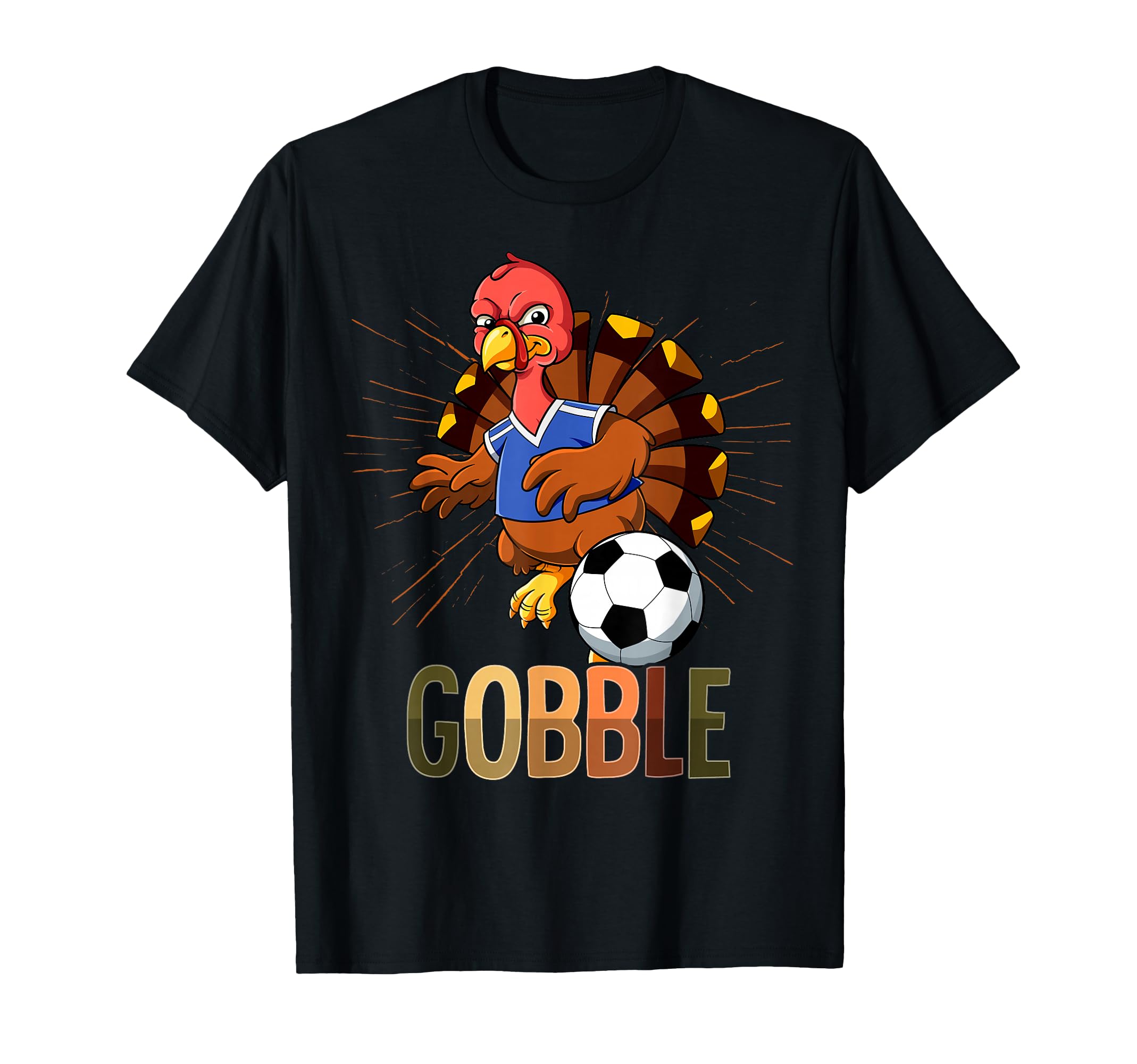 Thanksgiving Turkey Gobble Soccer T-Shirt - Minimalist Print Unisex - T-Shirt, Sweatshirt, Hoodie