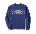 Soccer Sister Boho Soccer Players Sweatshirt - Minimalist Print Men Women - T-Shirt, Sweatshirt, Hoodie