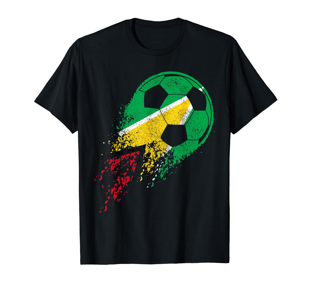 Guyana Soccer Guyanese Flag Pride T-Shirt - Custom Art Print for Adults - T-Shirt, Sweatshirt, Hoodie