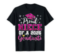 Super Proud Niece 2026 Graduate T-Shirt - Fun Novelty Design for Adults - T-Shirt, Sweatshirt, Hoodie