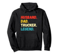 Funny Semi Truck Driver Dad Husband Hoodie - Trendy Graphic for Adults - T-Shirt, Sweatshirt, Hoodie