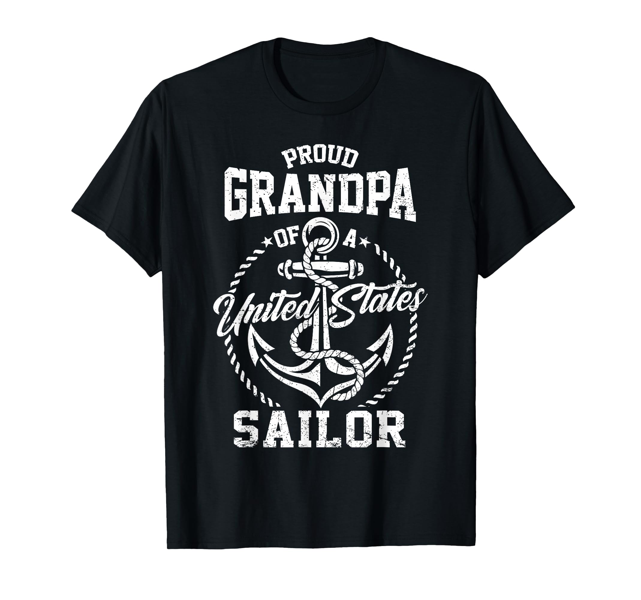 Proud Grandpa Sailor Us Veteran Family T-Shirt - Aesthetic Graphic Unisex - T-Shirt, Sweatshirt, Hoodie