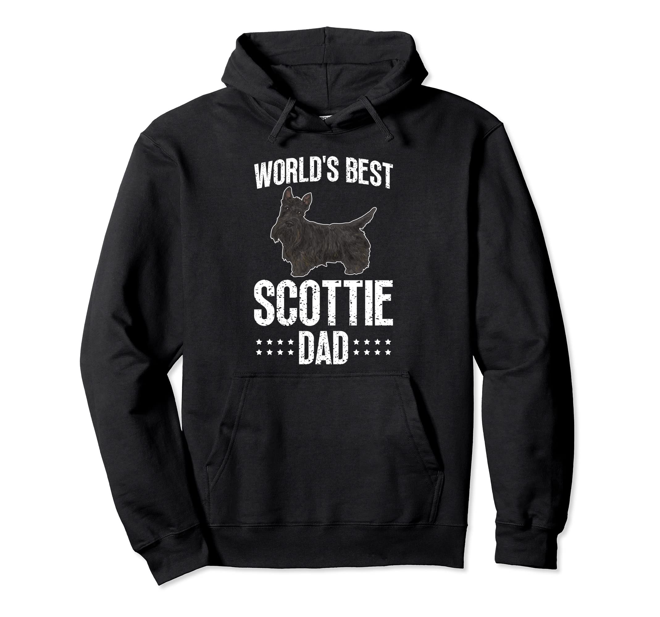 Scottish Terrier Worlds Best Scottie Hoodie - Streetwear Style for Adults - T-Shirt, Sweatshirt, Hoodie