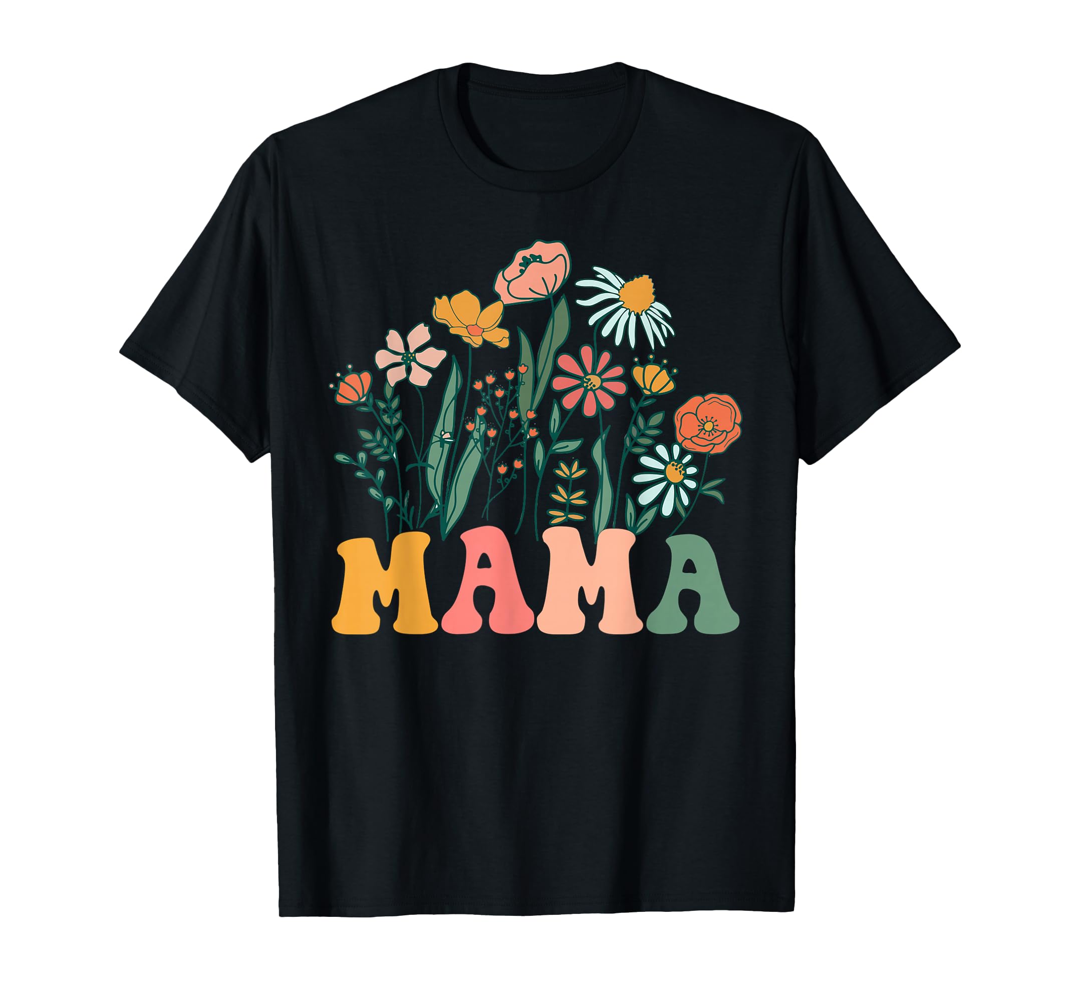 New Mama Wildflower First Birthday T-Shirt - Aesthetic Graphic Unisex - T-Shirt, Sweatshirt, Hoodie