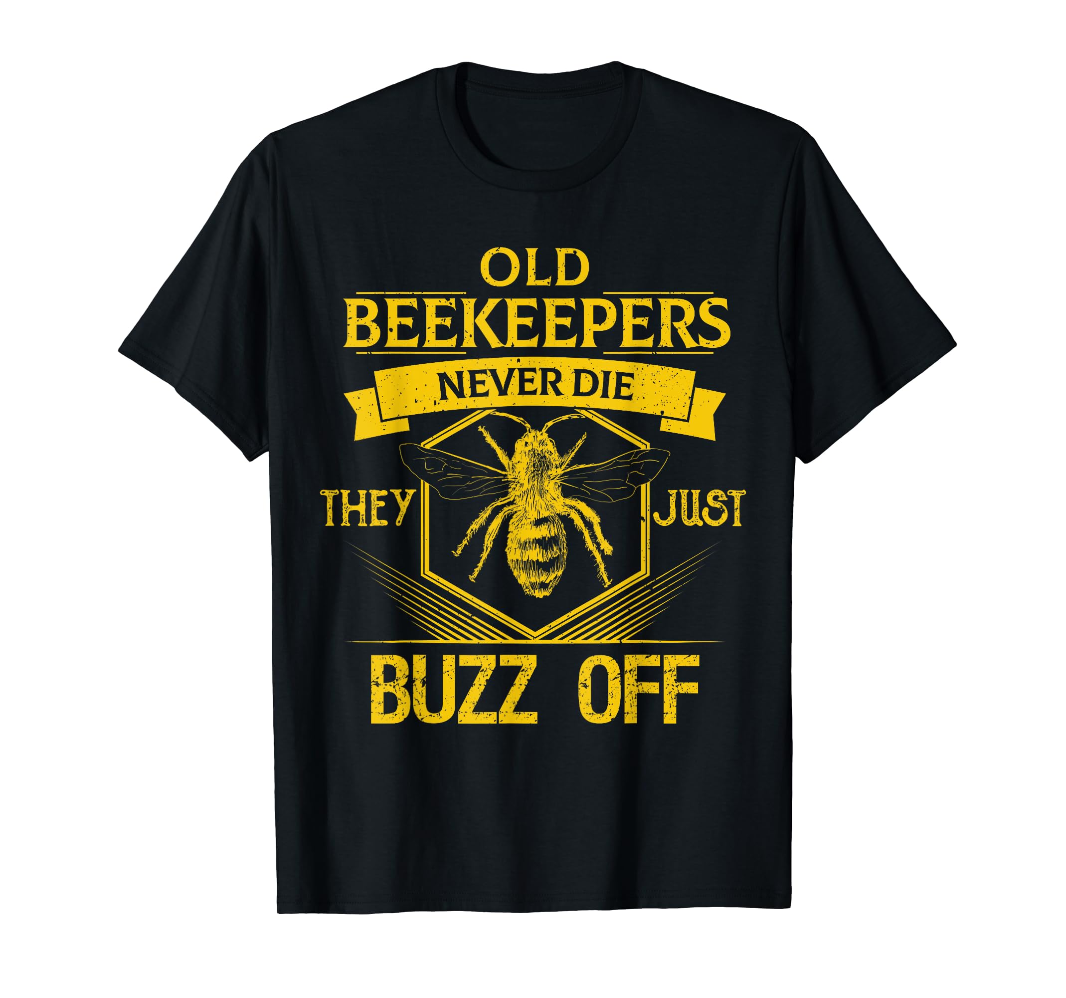 Old Beekeeper Gift Beekeeping Dad T-Shirt - Custom Art Print for Adults - T-Shirt, Sweatshirt, Hoodie