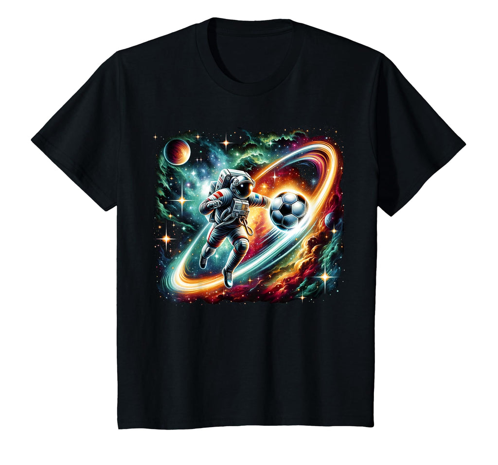 Funny Space Soccer Astronaut Soccer T-Shirt - Fun Novelty Design Men Women - T-Shirt, Sweatshirt, Hoodie