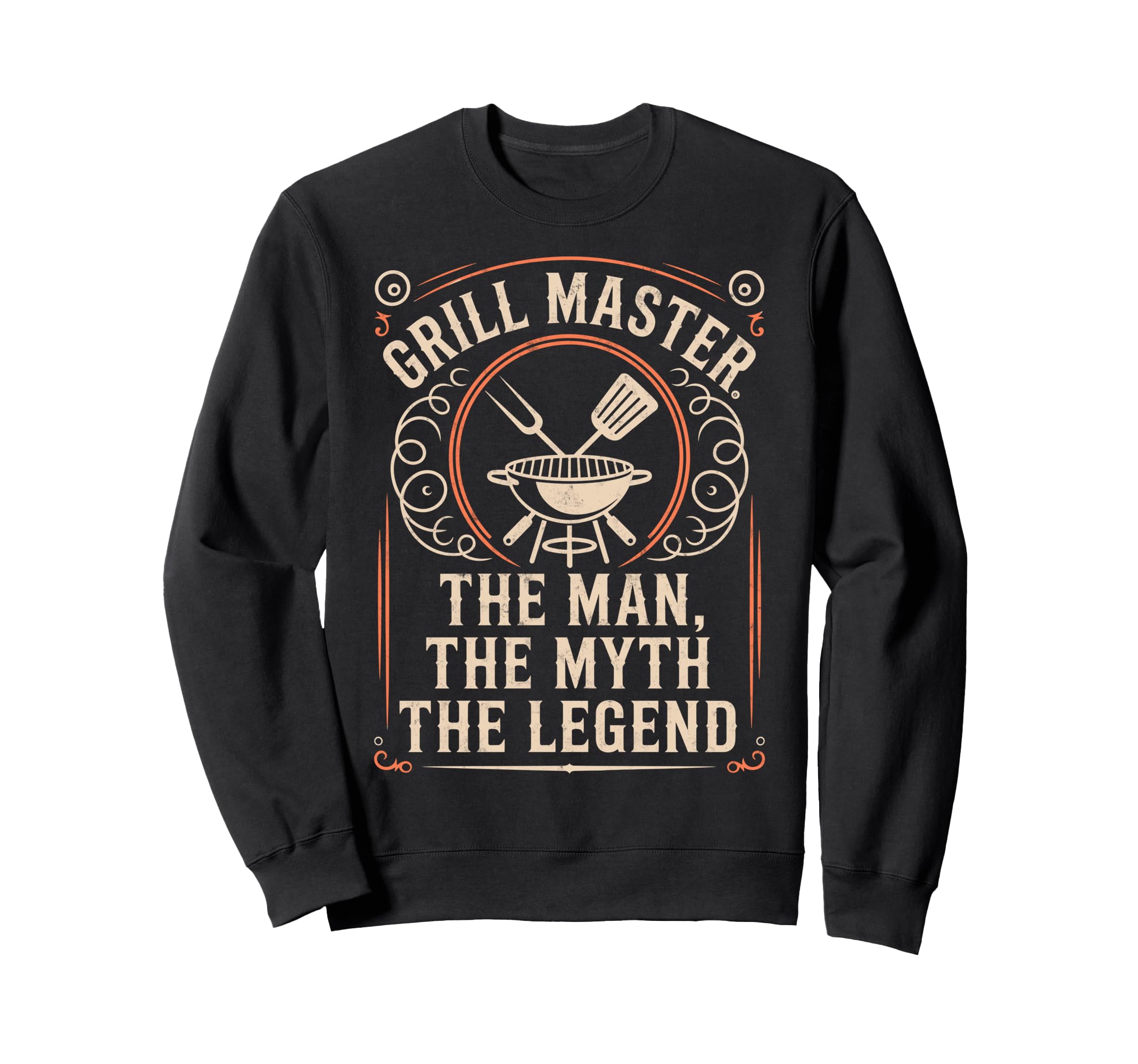 Funny Bbq Dad Grill Master Myth Legend Sweatshirt - Trendy Graphic Unisex - T-Shirt, Sweatshirt, Hoodie