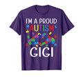 Im Proud Autism Gigi Autism Awareness T-Shirt - Custom Art Print Unisex - T-Shirt, Sweatshirt, Hoodie