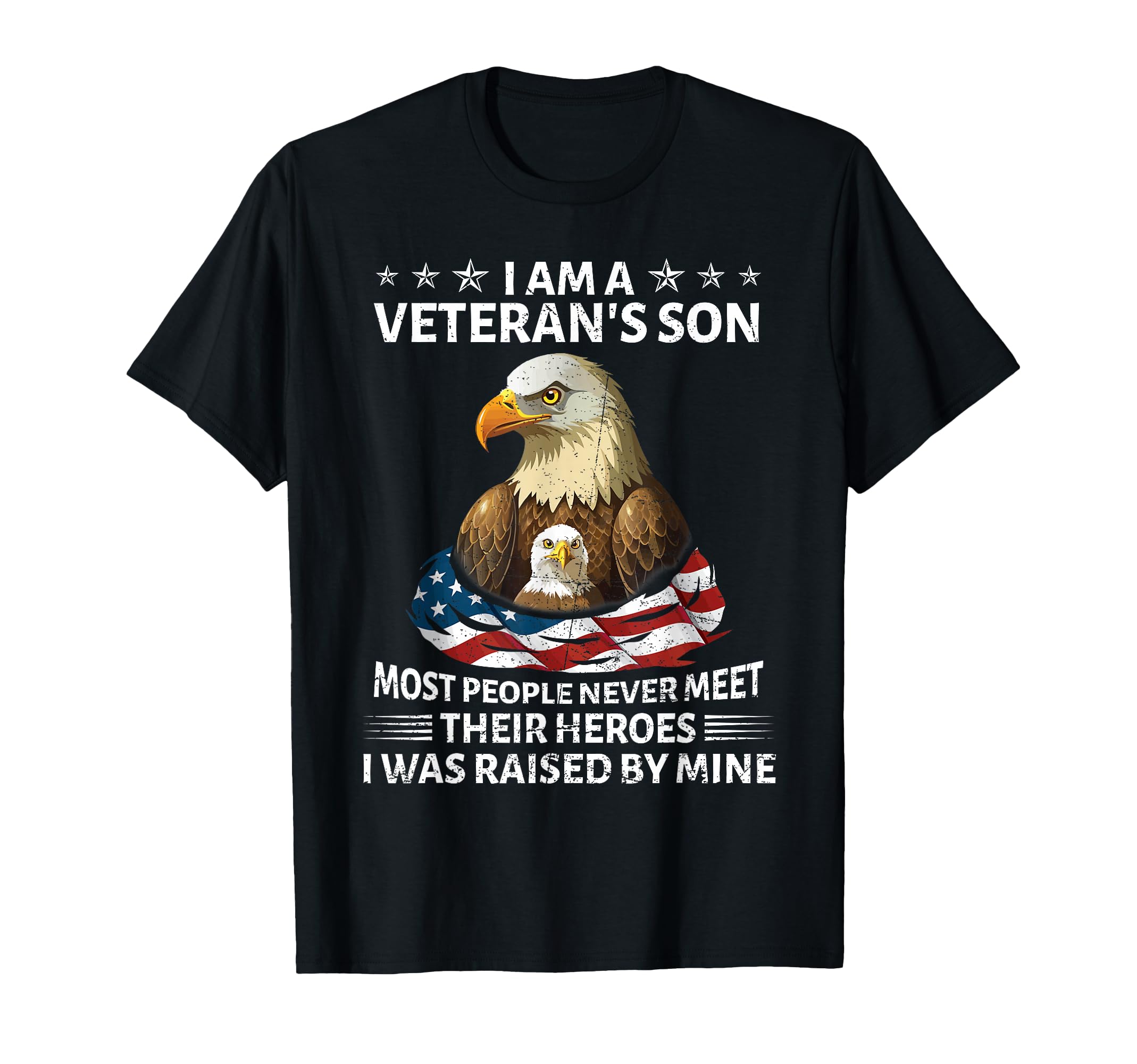 Proud Us Veteran Son I Was T-Shirt - Casual Everyday Wear for Adults - T-Shirt, Sweatshirt, Hoodie