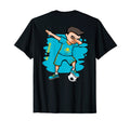 Dabbing Soccer Kazakhstan Lovers T-Shirt - Streetwear Style Men Women - T-Shirt, Sweatshirt, Hoodie