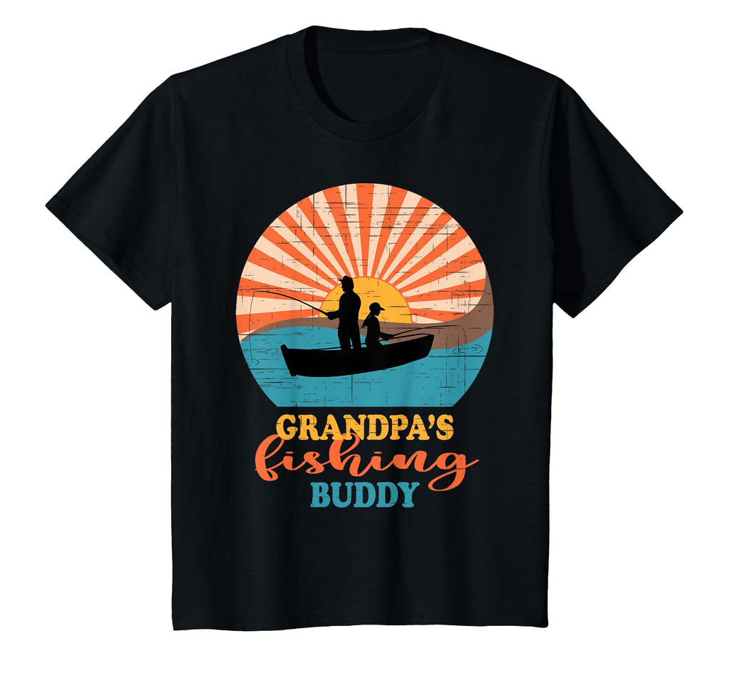 Fishing Grandpas Fishing Buddy T-Shirt - Casual Everyday Wear Men Women - T-Shirt, Sweatshirt, Hoodie