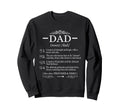Funny Dad Definition Noun Meaning Sweatshirt - Aesthetic Graphic Men Women - T-Shirt, Sweatshirt, Hoodie