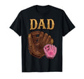 Dad Daughter Baseball Father Proud Dad T-Shirt - Minimalist Print Unisex - T-Shirt, Sweatshirt, Hoodie